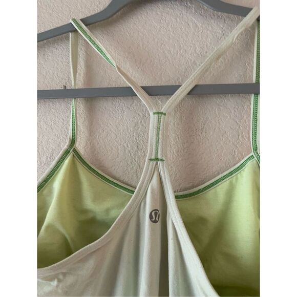 Lululemon green workout tank size 10 - Picture 2 of 5